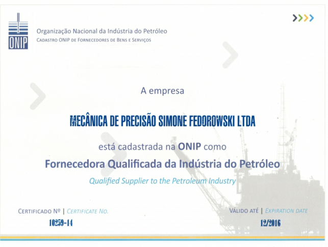 Mecânica de Precisão Simone Fedorowski LTDA